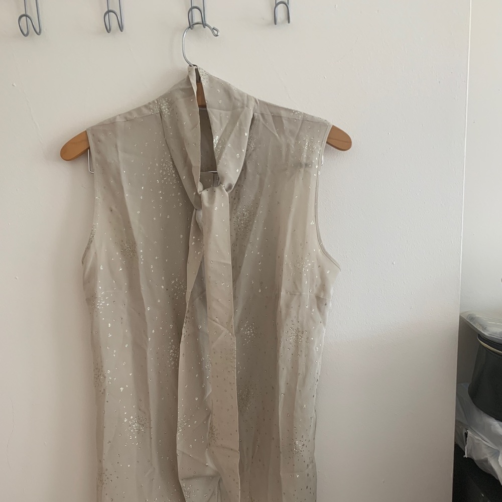 Tomas maier silk top-new!